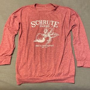 Schrute Farms Bed & Breakfast long sleeve tee, The Office merch